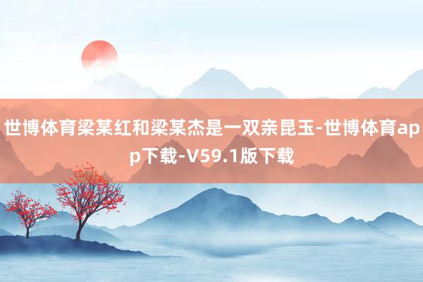 世博体育梁某红和梁某杰是一双亲昆玉-世博体育app下载-V59.1版下载